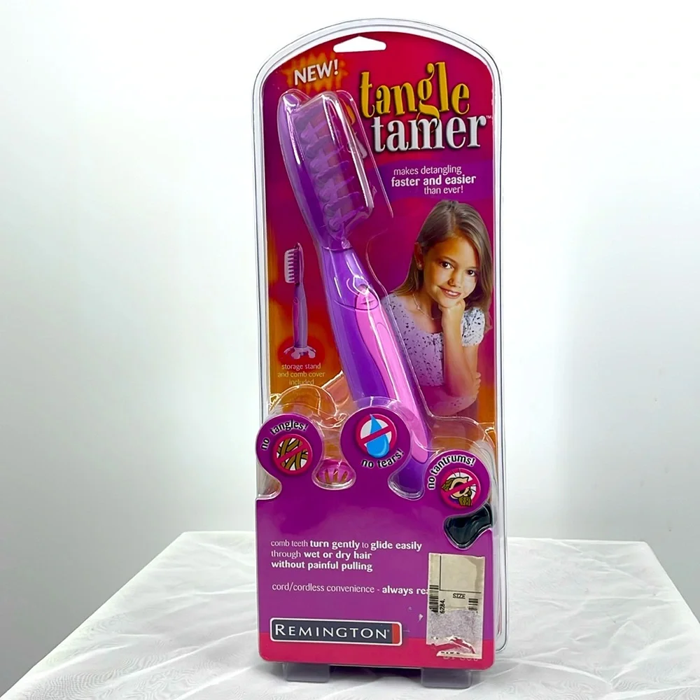 Vintage Y2K Remington Tangle Tamer DT-800 Electric Detangling Comb Sealed NWT